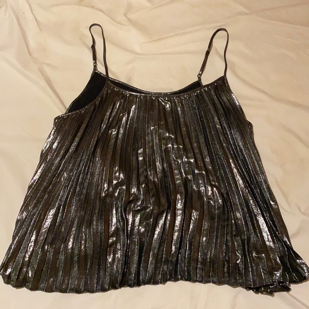 Banana Express Silver/Black Shimmer Cami